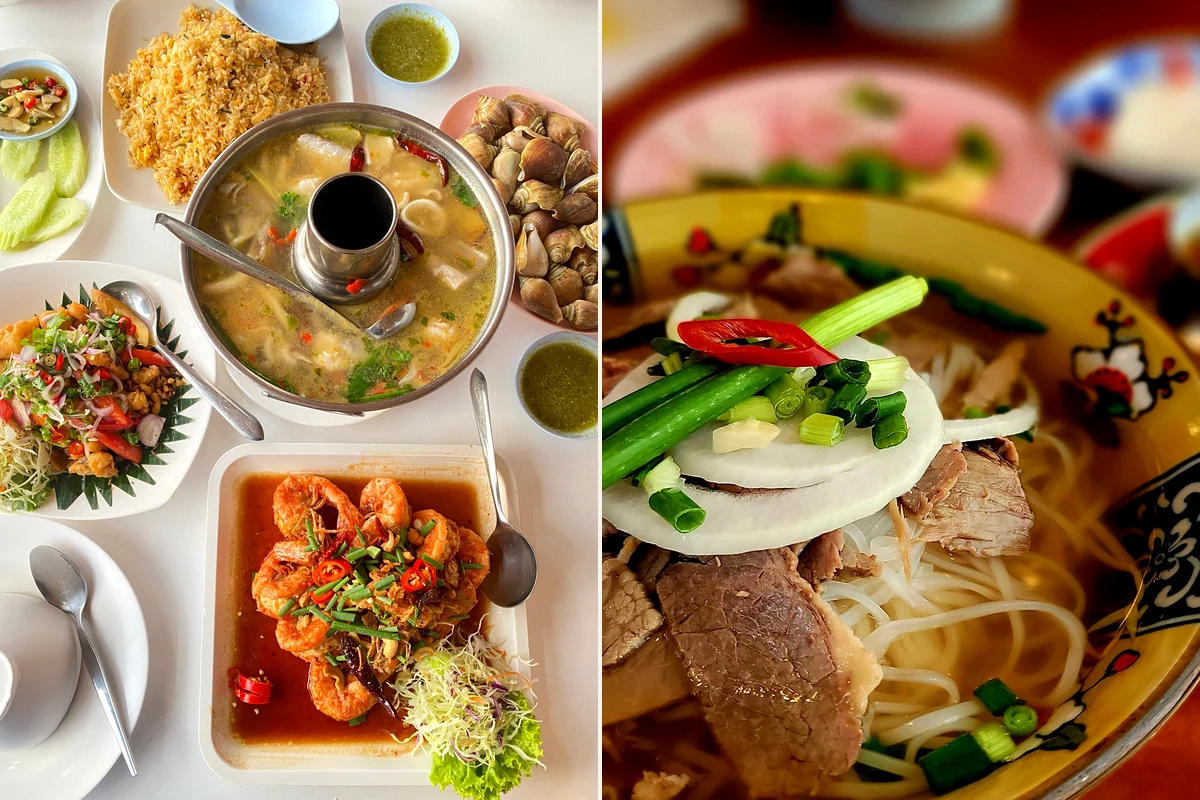 Thai and Vietnamese food comparison